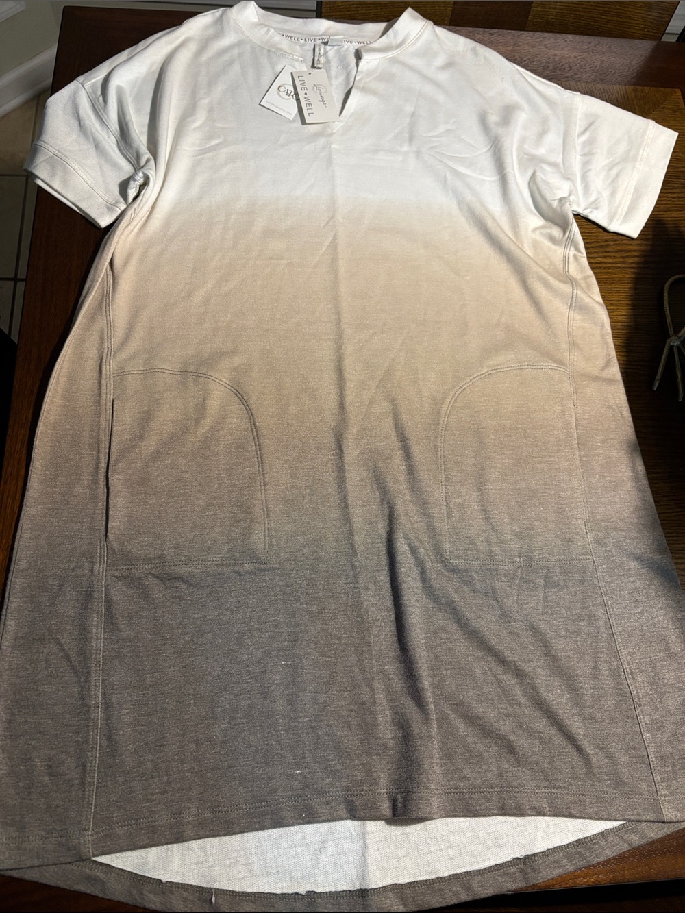 Live well lounge dress with pockets